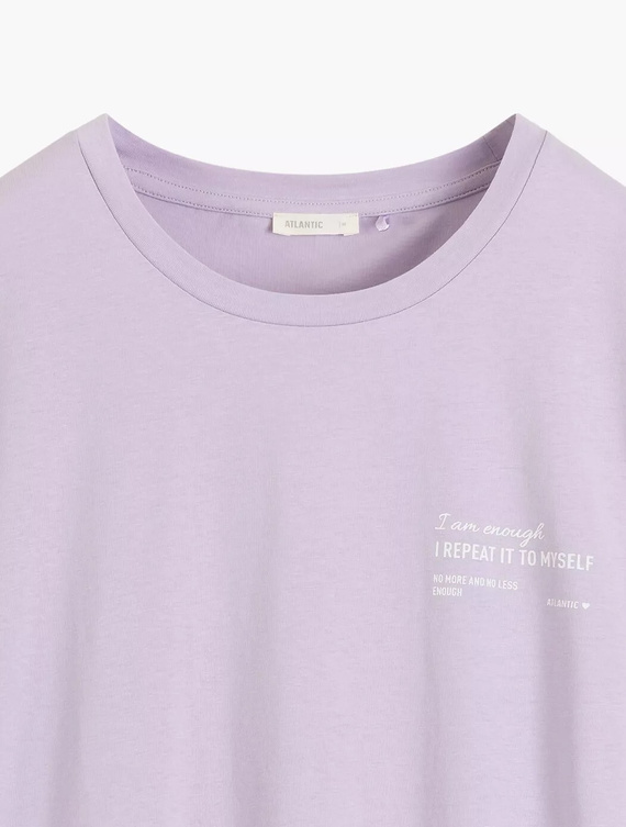 NLD-001 camisón mujer 100% algodón, corte holgado