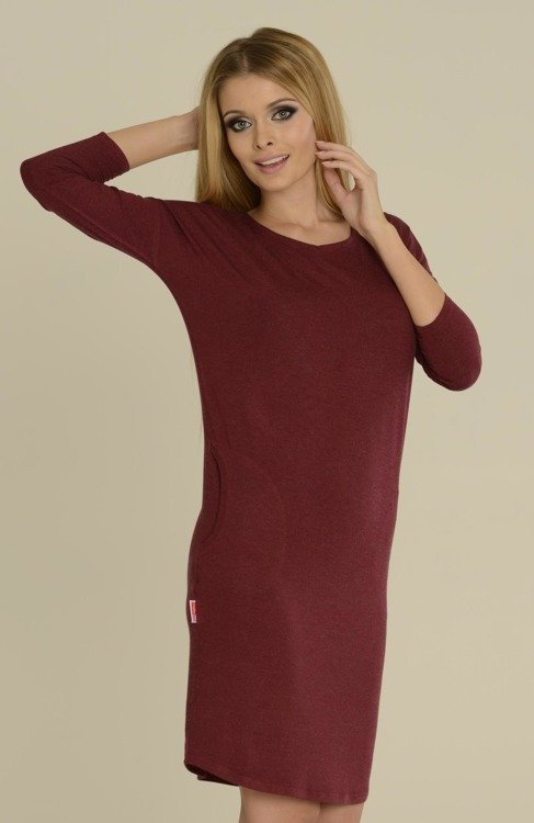 543 Camisón Paula manga 7/8 - grafito