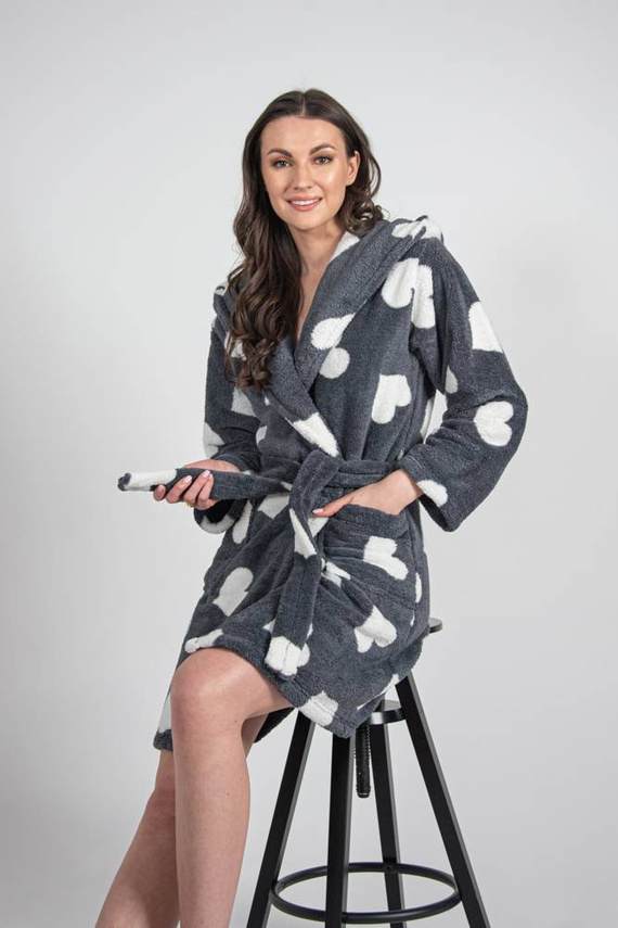 671 Hearts Bata corta para mujer Forex - grafito