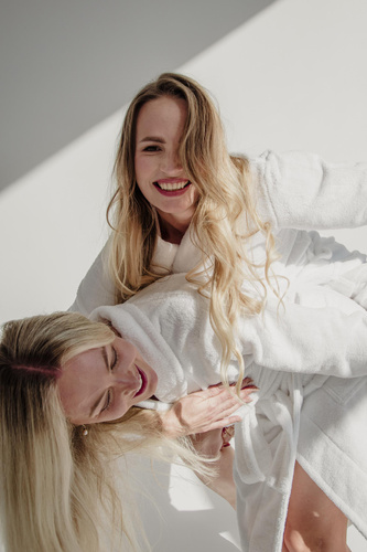 709 Bata de mujer Manuela Forex - blanca