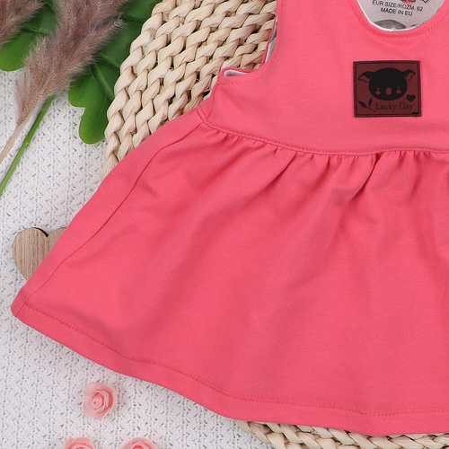 Vestido bebé Nini Sweet Koala 95% algodón orgánico fabricado en Polonia