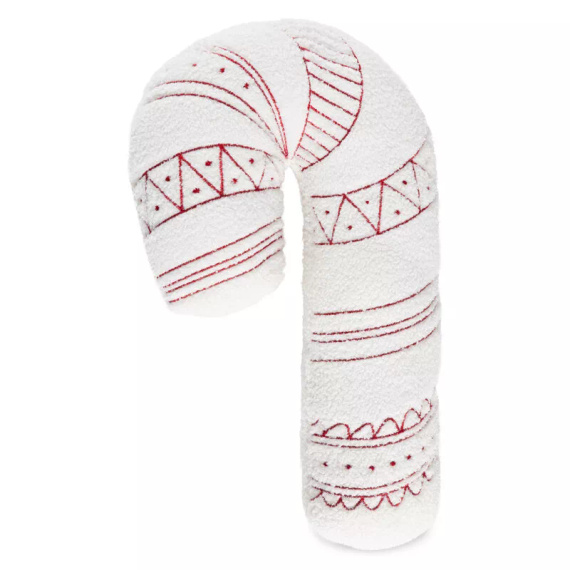 Chp 07B Eurofirany Cojín de Navidad 27x46 - bastón de caramelo, imitación buckeye, blanco