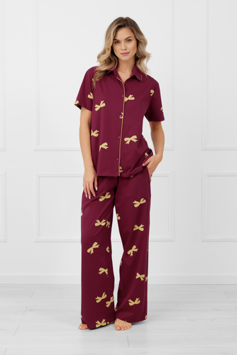 Kwadro Pijama de mujer Moda italiana algodón orgánico, elegante y confortable