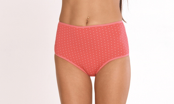 018 Braga alta Sara De lafense - lunares frambuesa