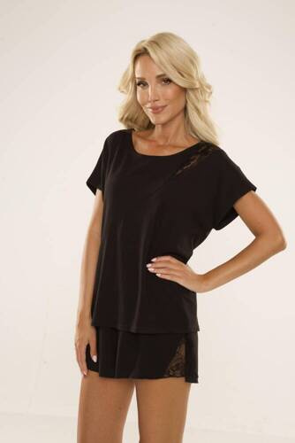 738 Velar Pijama de señora Forex - negro