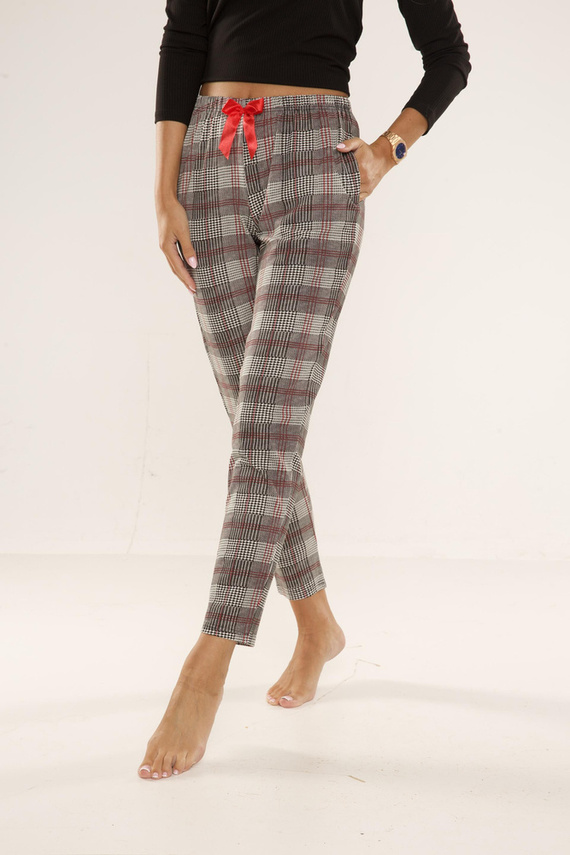 360 Checkered Forex Pantalones de pijama - gris