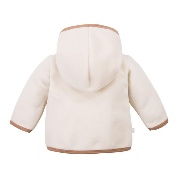 Beary Cool Chaqueta polar para niños Eevi - crudo, con capucha