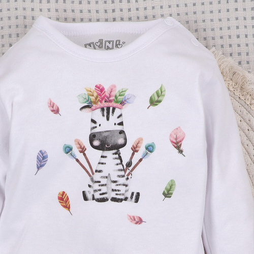 ABN-5550 Body Nini Happy Animals de algodón orgánico para bebé: comodidad, seguridad y estilo