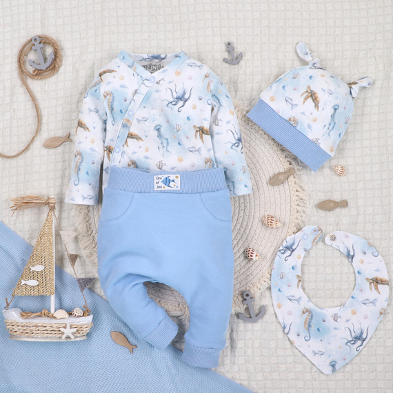 Conjunto bebé SEA OF JOY NINI algodón orgánico OEKO-TEX suave seguro piel