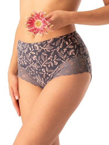 Braga de mujer Key LPF 545 gris - algodón, cómoda, 2 unidades por paquete