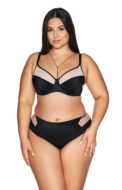 2135 Braguita de bikini Ava para mujer - negra