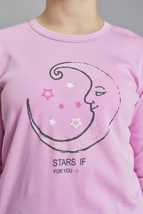 Antilia Pijama para niñas Italian Fashion - rosa/estampado