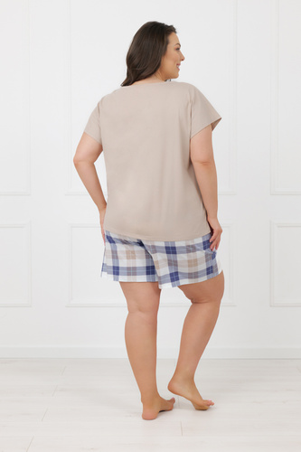Pijama mujer Rima Italian Fashion 100% algodón manga corta short