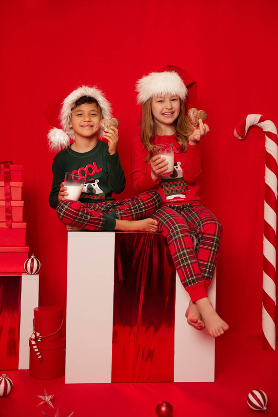 Pijama para niños Tess Italian Fashion - rojo/estampado