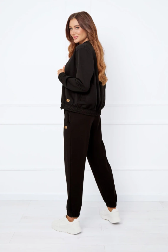 Caro Chaqueta bomber de mujer Italian Fashion - negro