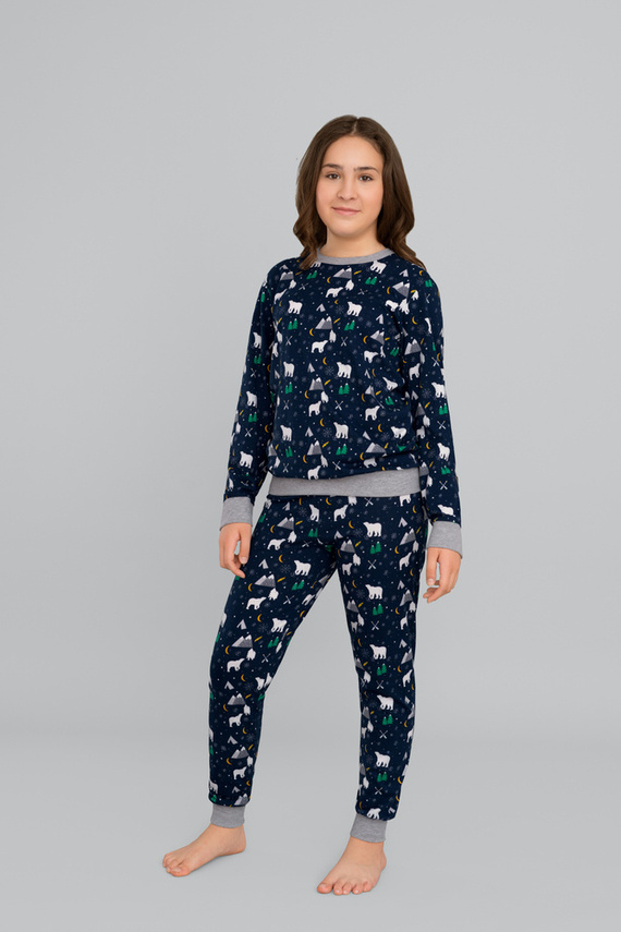 Pijama Sid Niños Moda Italiana- estampado burdeos