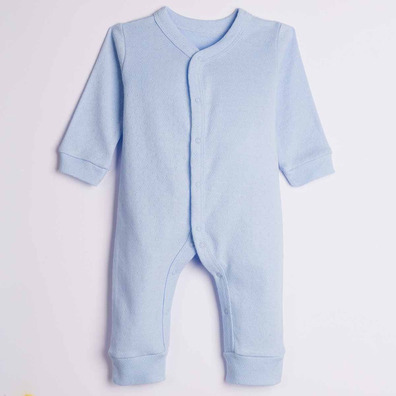 224058 Nicol Pijama para bebé azul 100% algodón calado