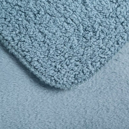 Colcha decorativa Nina Eurofirany azul claro 170x210 de felpa suave 240 g/m²