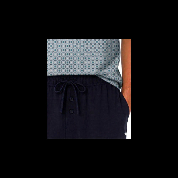 Sesto Senso 2723/11 Granat Pijama corta de hombre de algodón 100% algodón