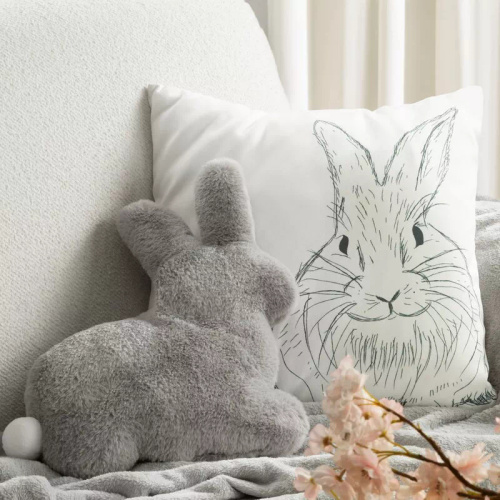 Eurofirany Wiosna 139– funda de cojín decorativa pascual elegante