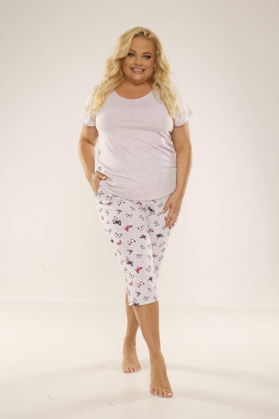 483 Mariposa Forex Pijama de mujer - beige melange