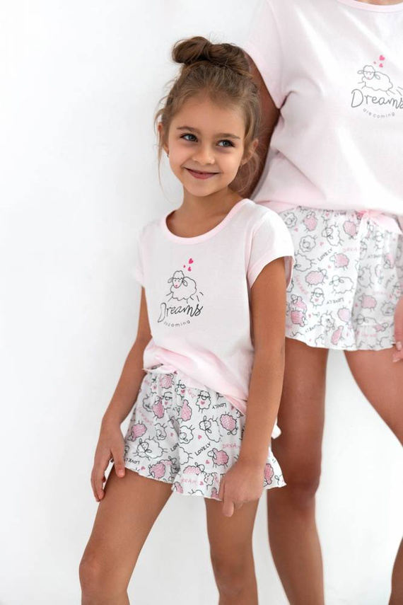 Sensis Lamb Kids Pijama de niña - rosa