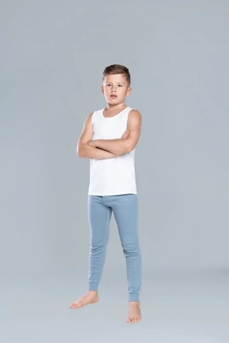Johnny pantalones para chicos Italian Fashion - gris
