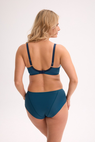 Gaia BS 1324 Yasmine sujetador turquesa semi suave, bordado, con aros, elegante