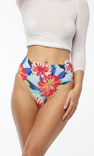 Braguita brasileña maxi Julimex Flower Folk – invisible, ligera, colorida