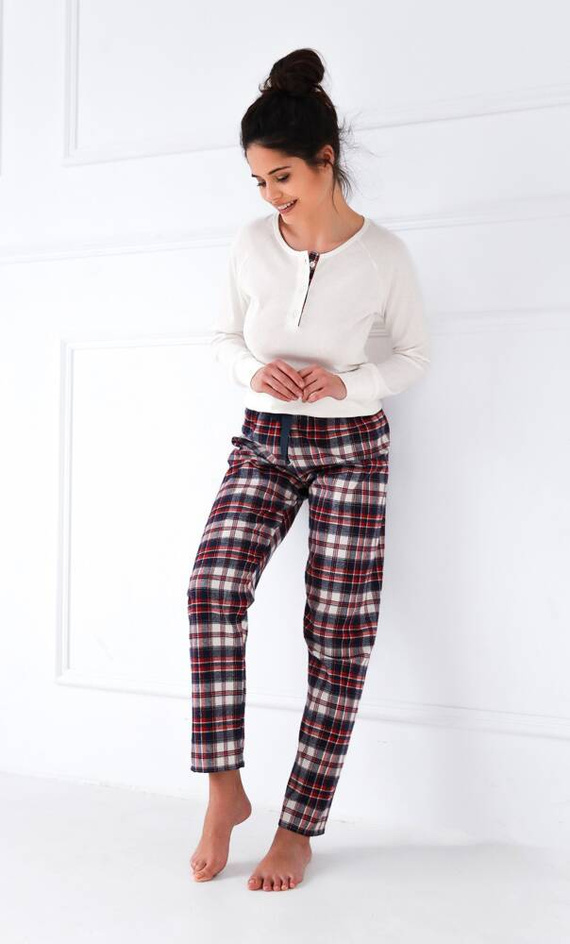 Mollie Pijama de mujer Sensis Interlock - crema