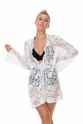 Lanzarote Pareo albornoz Lupoline- blanco
