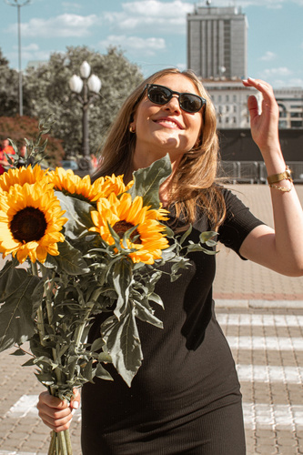 699 Freya Vestido de mujer De Lafense - negro