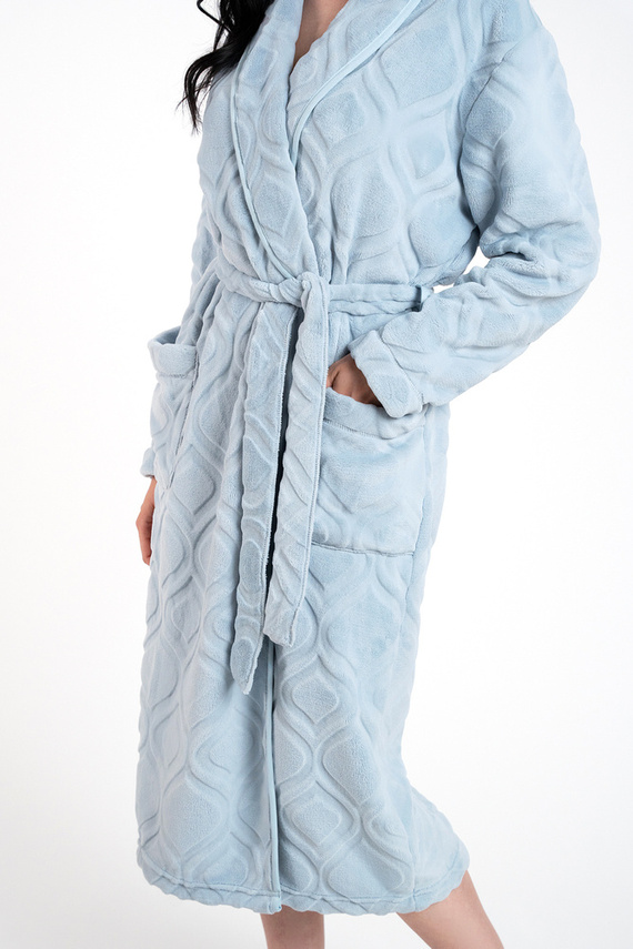 Morena Bata polar de mujer Italian Fashion - azul