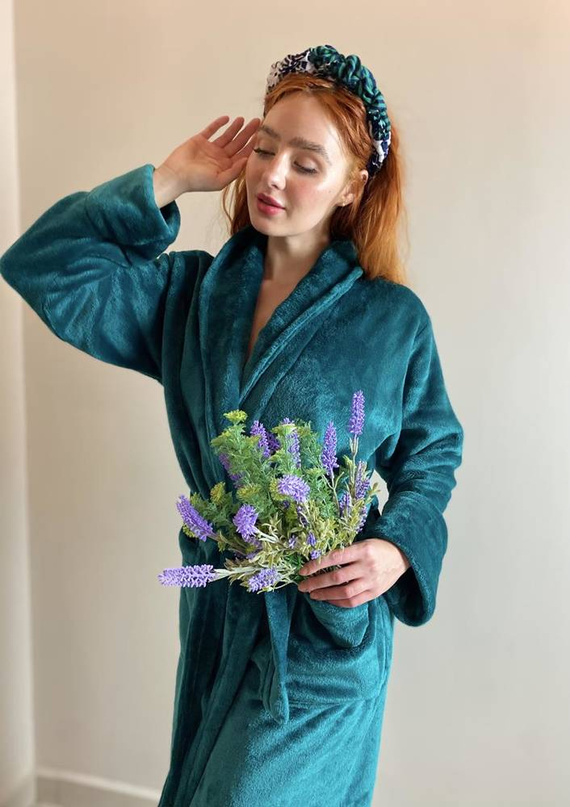 628 Albornoz largo de mujer Abigail Forex - verde