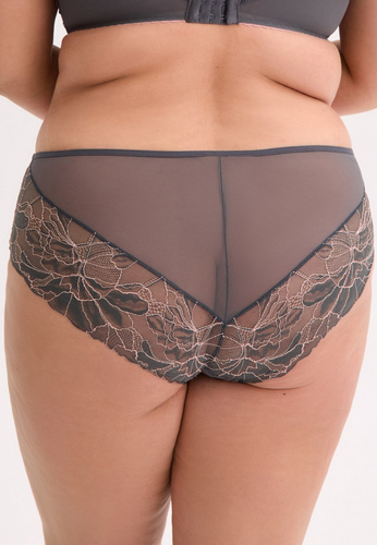 GFP 1318 Braga de mujer Priya Gaia - rosa grafito maxi, de encaje y elegante