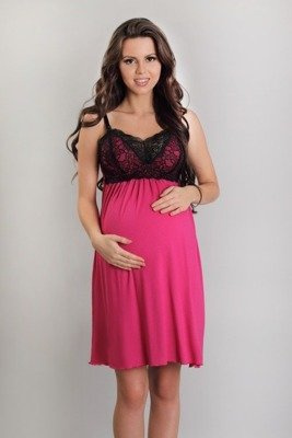 3068 Camisón de Maternidad y Lactancia Lupoline - fucsia