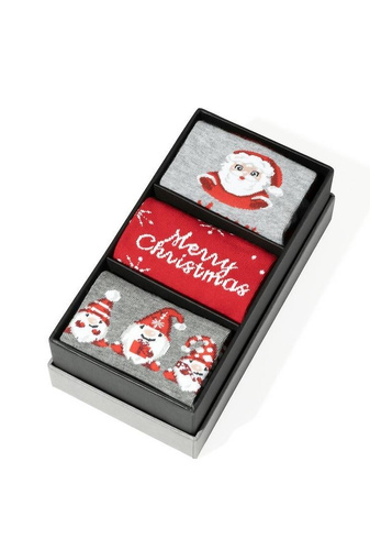 Calcetines de mujer arte. 195/1 Cajas de Navidad Steven - algodón, con ribete no prensado