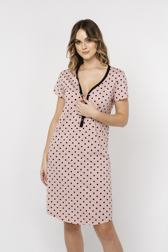 Buscato camisón manga corta Moda Italiana - estampado