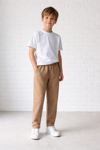 Classic pantalón niño Bambarillo cómodo pantalón infantil diario beige