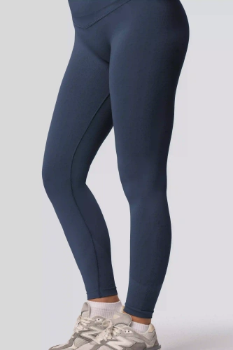 Leggings push-up Spaio PRO cintura alta opacos moldeadores navy blue