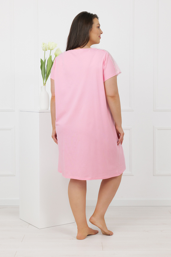 Camisón Sensual Italian Fashion algodón encaje cómodo elegante