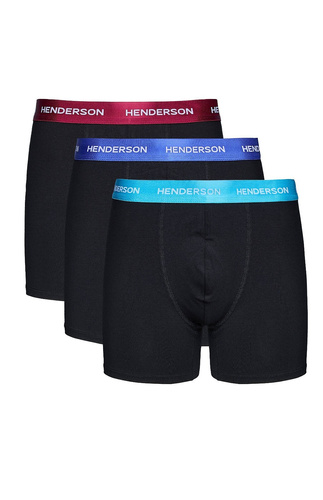 Bench Henderson 44540 negro-gris – bóxers para hombre 3-pack 93% algodón