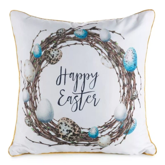 Eurofirany Wiosna 51– funda de cojín decorativa pascual elegante