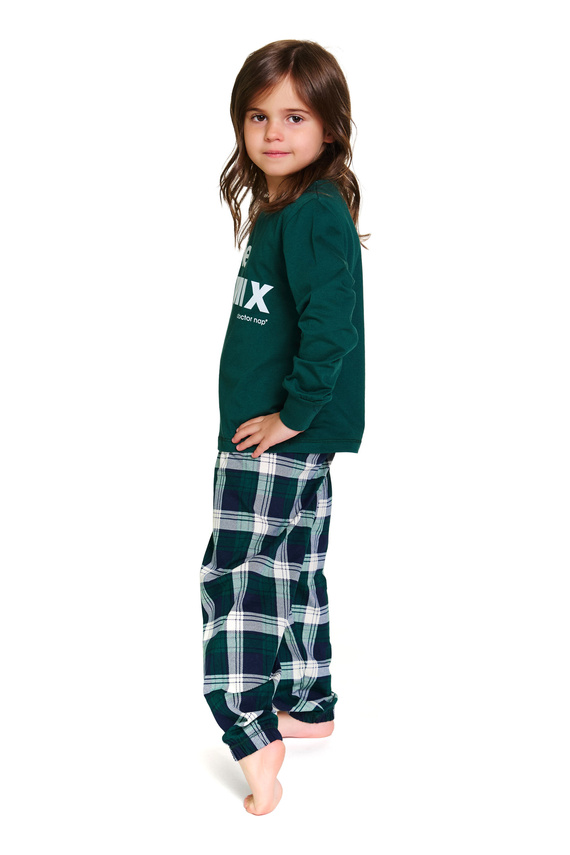 Doctor Nap 7342 - Pijama unisex infantil "The Remix" | Colección Family, producción polaca - azul marino