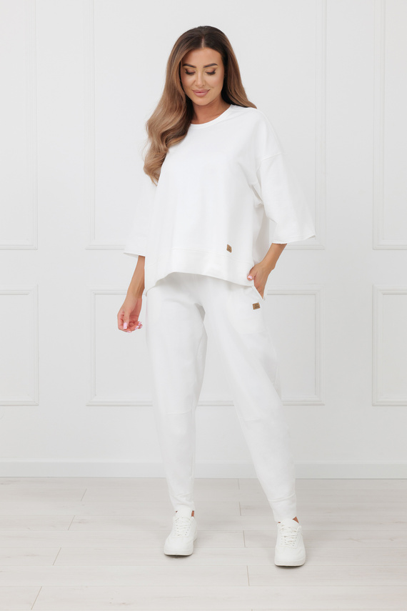 Sudadera Kaori Italian Fashion 3/4 manga algodón