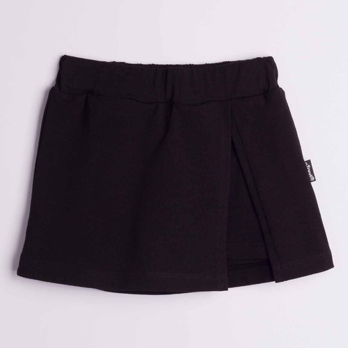 163872 Nicol Falda-Pantalón para niña de algodón negro para verano