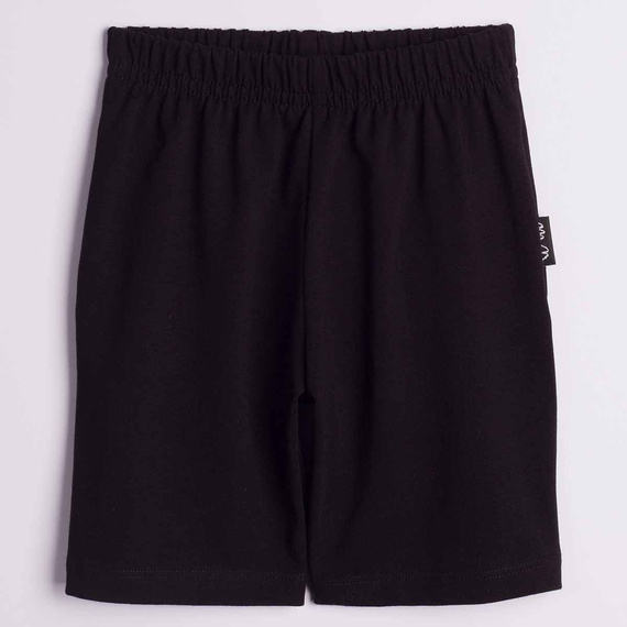 163892 Nicol Shorts infantiles negros de algodón con bolsillos