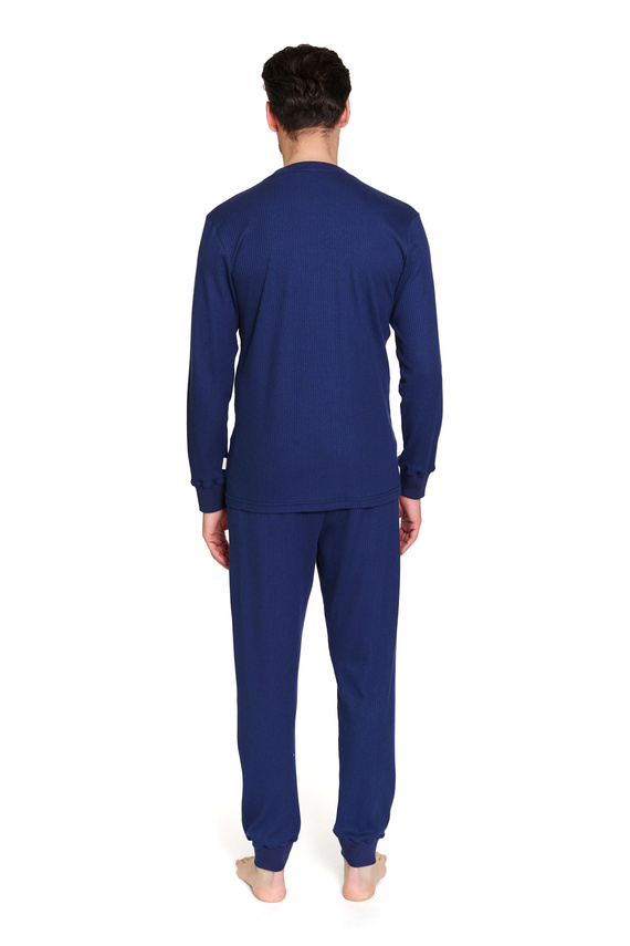 7350 Doctor Nap pijama de hombre - algodón acanalado, comodidad y estilo - cosmos