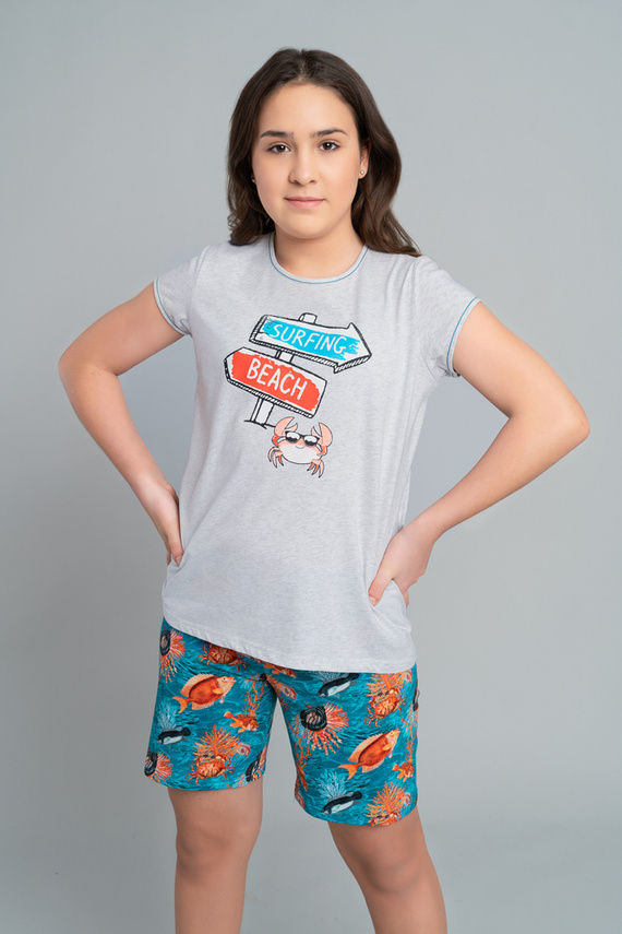 Oceania Pijama de niña Italian Fashion - melange/print