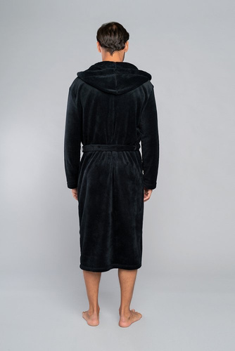 Mimas Albornoz para hombre con capucha Italian Fashion- grafito